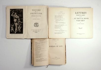 LITERATURE - PAINTING - 3 books :

CLAUDE...