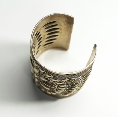 WILBERT BENELLY - Silver NAVAJO HANDLE with...