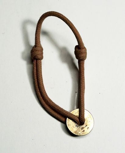 DINH VAN - BRACELET on pink cord centered...