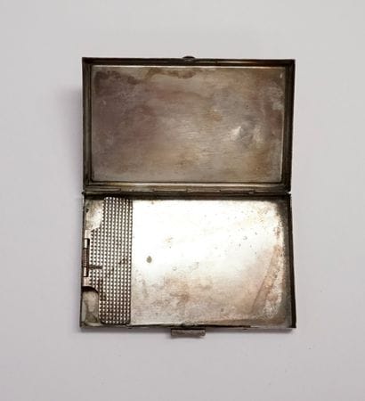 FRANC-MASONRY - CIGARETTES CASE in metal...