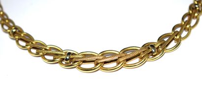 NECKLACE in 18K yellow gold (750/°°) signed...