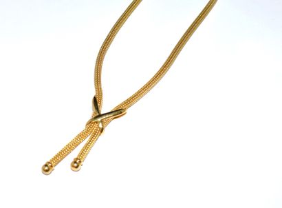 NECKLACE in 18K (750/°°) yellow gold, in...