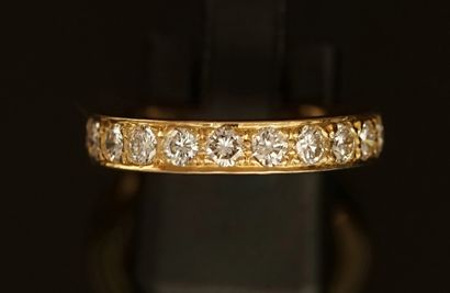 1/2 ALLIANCE in 18k yellow gold (750/°°)...