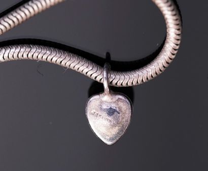 JACQUES GAUTIER - Heart-shaped pendant set...