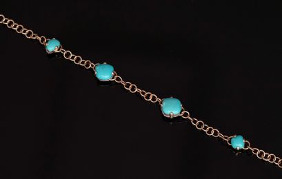 POMELLATO - BRACELET CAPRI in turquoise and...