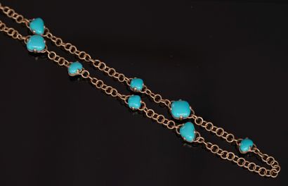 POMELLATO - Turquoise and rock crystal CAPRI...