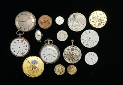 LOT of watches and pocket watch mechanisms...