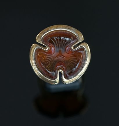 DAUM - Gilded silver ring (925/°°) - vermeil...