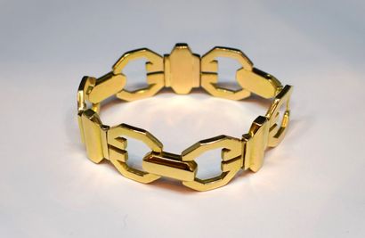 BRACELET in 18K (750/°°) solid yellow gold,...