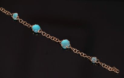 POMELLATO - BRACELET CAPRI in turquoise and...