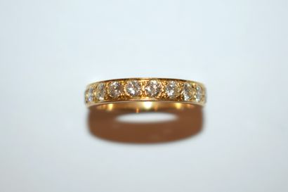 1/2 ALLIANCE in 18k yellow gold (750/°°)...