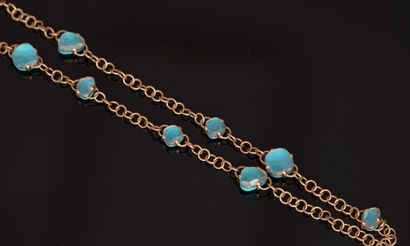 POMELLATO - Turquoise and rock crystal CAPRI...