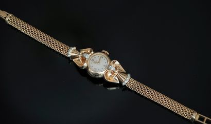 OMEGA - Lady's WATCH in 18k (750/°°) yellow...