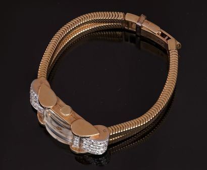 EBEL - Lady's BACELET WATCH in 18K (750/°°)...