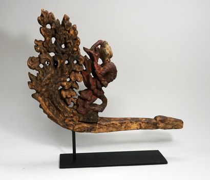 Element of temple decoration representing...