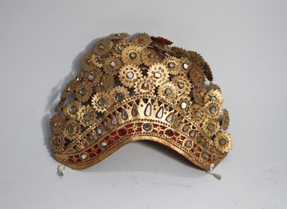Traditional Balinese dance headdress made...