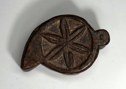 Antique Tika blush box, in the shape of a...