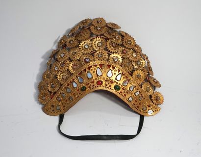 Traditional Balinese dance headdress made...