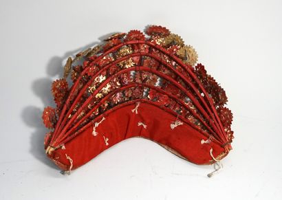Traditional Balinese dance headdress made...