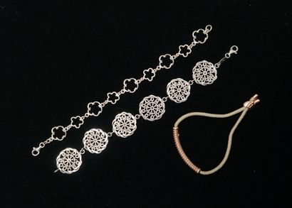 SET in silver and gilded silver (925°/°°°)...
