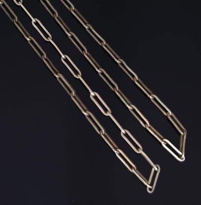 Gilded silver chain 835°/°° in the style...