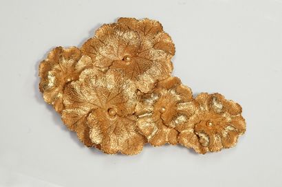 DOMINIQUE AURIENTIS - LARGE GOLDEN METAL...