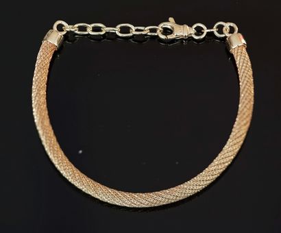 BRACELET in silver gilt (vermeil) 925/°°...