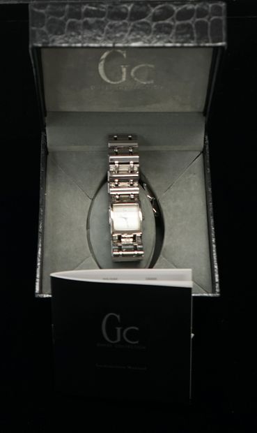 GUESS - Stainless steel wristwatch, square...