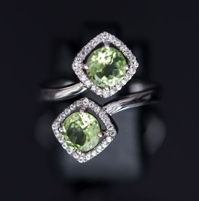 BAGUE fine en argent 925/°° 