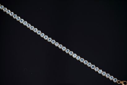 BRACELET line silver gilt 925 / ° ° (vermeil)...