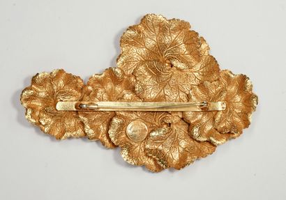 DOMINIQUE AURIENTIS - LARGE GOLDEN METAL...