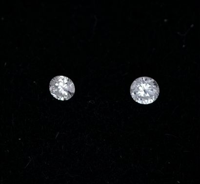 DIAMOND APPAIRAGE on paper. 0.22ct overall...