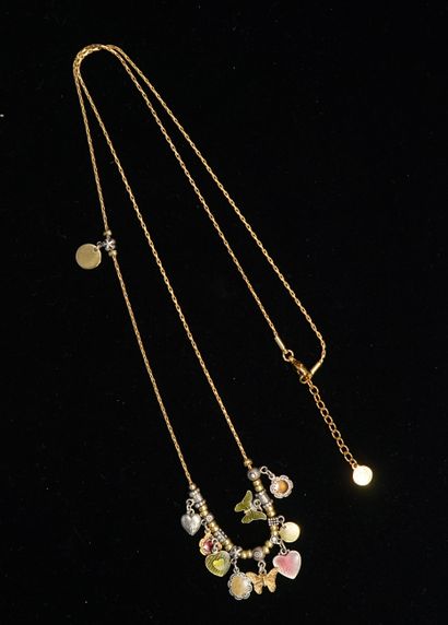 GAS - SAINT-TROPEZ - Gilded metal and enamel...