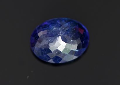 TANZANITE on paper 18.56ct with certificate...