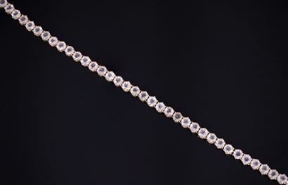 BRACELET line silver gilt 925 / ° ° (vermeil)...
