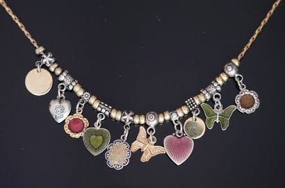 GAS - SAINT-TROPEZ - Gilded metal and enamel...