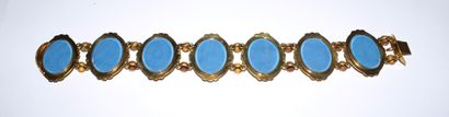 BRACELET in yellow gold 18K (750/°°) Jewel...