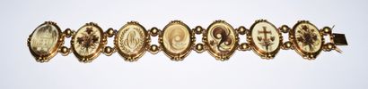 BRACELET in yellow gold 18K (750/°°) Jewel...