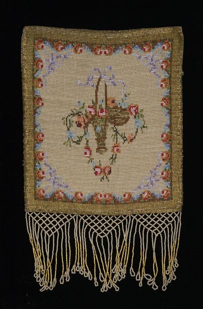 Ball bag or antique clutch fully embroidered...