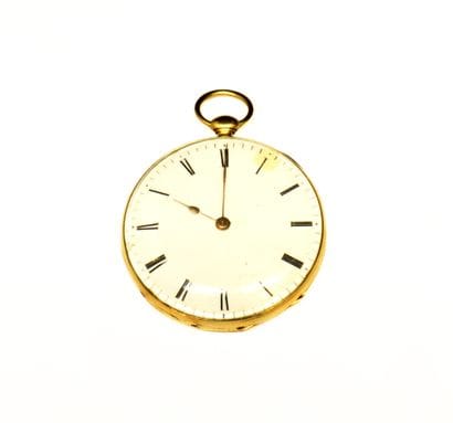 GOUSSET WATCH in 18K (750/°°) gold, white...