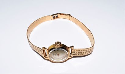 LONGINE WATCH lady's model in 18K yellow...