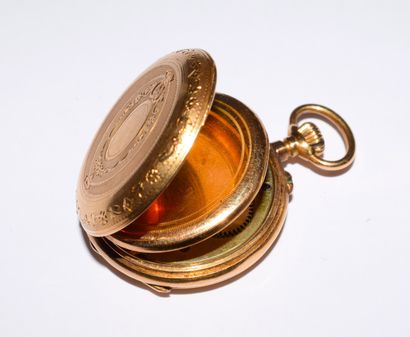 WATCH with GOUSSET, in yellow gold 18K (750/°°°)...