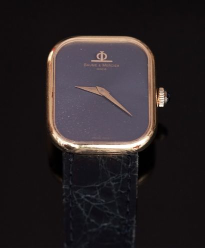 BAUME & MERCIER - BRACELET WATCH in 18K (750/°°)...
