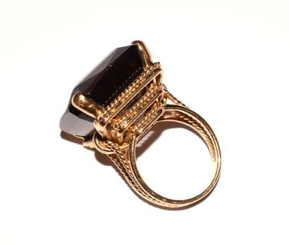 Imposante BAGUE en or rose 18K (750/°°) appelée...