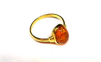RING in 18K yellow gold (750/°°) set with...