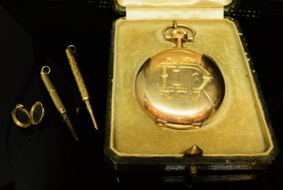 GOUSSET chronometer watch in 18K (750/°°)...