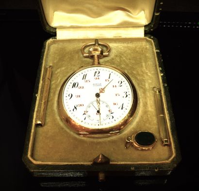 GOUSSET chronometer watch in 18K (750/°°)...