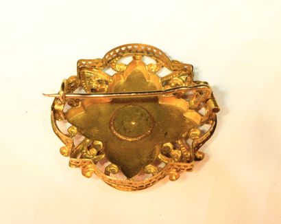 18K (750/°) yellow, green and pink gold POD,...