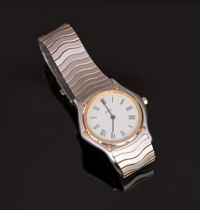 EBEL - BRACELET WATCH steel and yellow gold,...