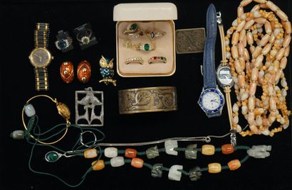 FANTAISIE - SET in hard stone, gilded or...